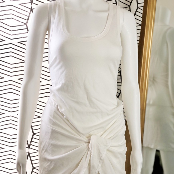zara white beach dress